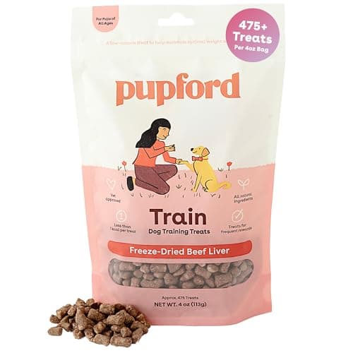 Pupford Freeze-Dried Beef Liver Training Treats (4 oz)