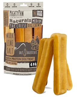 Mighty Paw Yak Cheese Chews (Medium, 4 Pack)