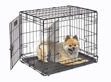 MidWest Homes iCrate 24-Inch Double Door Folding Crate